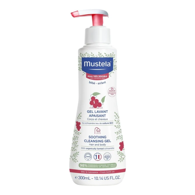 MUSTELA Łagodzacy żel do mycia - 300 ml