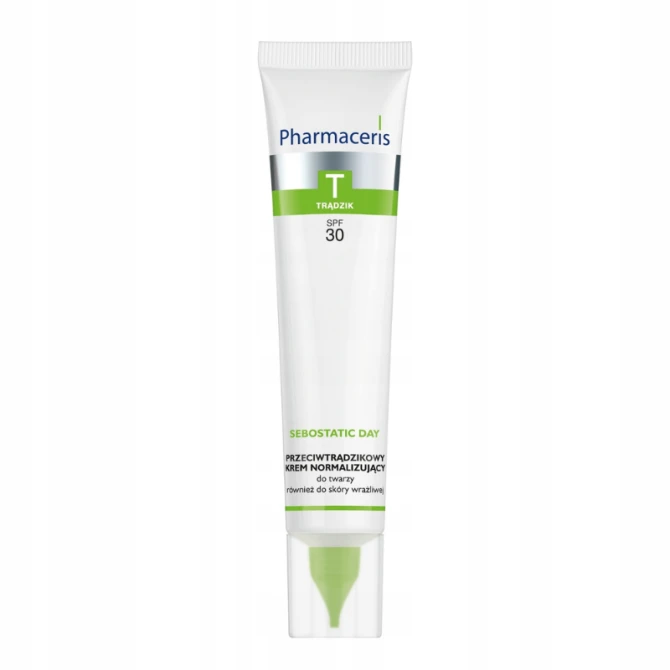 HARMACERIS T SEBOSTATIC DAY Przeciwtrądzikowy krem normalizujący SPF30 - 40 ml