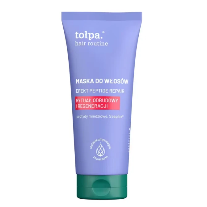 TOŁPA Hair Routine Maska do włosów efekt peptide repair, odbudowuje i regeneruje - 200 ml