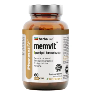Pharmovit Memvit™ Pamięć I Koncentracja suplement diety 60 kapsułek