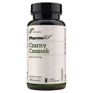 Pharmovit Czarny Czosnek 250 mg suplement diety 90 kapsułek