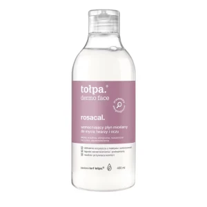TOŁPA  ROSACAL Wzmacniający płyn miceralny do mycia twarzy i oczu - 400 ml