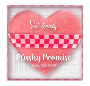 Lovely Plushy Promise puszek do pudru w kształcie serca