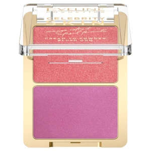 Eveline Cosmetics Celebrity Skin duet kremowych róży do policzków 02 Sunset Flush 8g