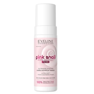 Eveline Cosmetics Pink Snail ultradelikatna pianka do mycia twarzy 150ml