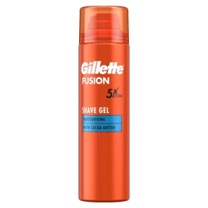 Gillette Fusion nawilżający żel do golenia z masłem kakaowym 200ml