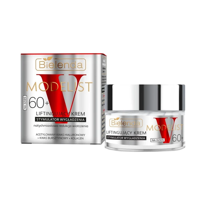 Bielenda V-Modelist liftingujący krem-stymulator wygładzenia na dzień 60+ 50ml