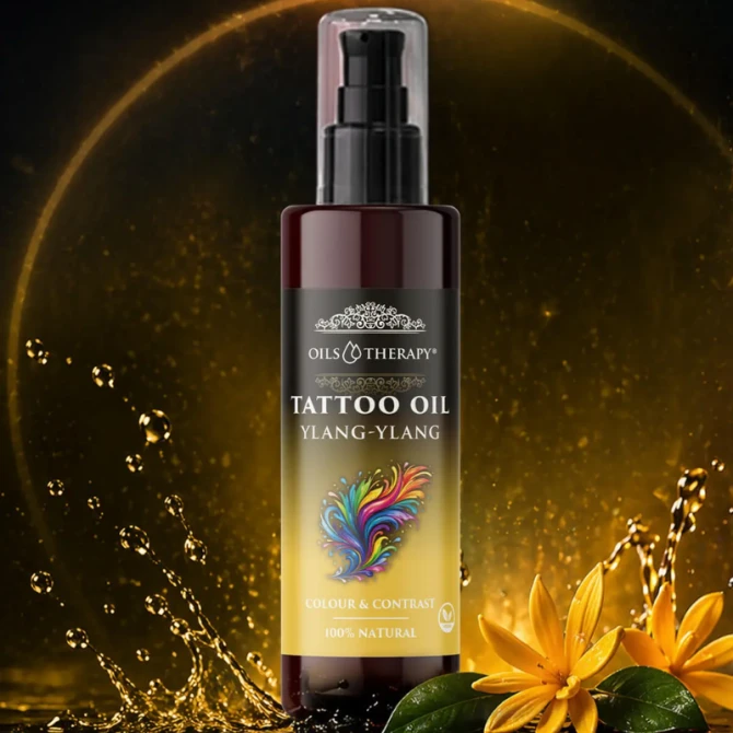 OPTIMA NATURA Olej do pielęgnacji skóry pokrytej tatuażem o zapachu Ylang - Ylang - 75 ml