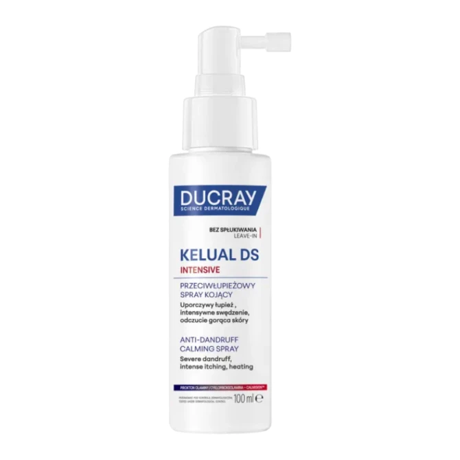 KELUAL DS INTENSIVE Kojący spray przeciwłupieżowy do skóry głowy - 100 ml
