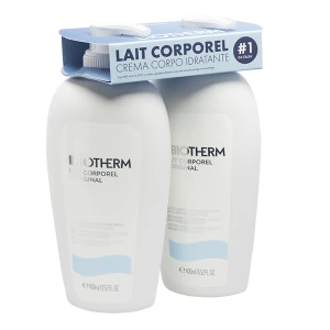 BIOTHERM SET ( LAIT Corporel BODY Lotion 2X400Ml) balsam do ciała