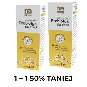 1+1 za 50% NA ZDROWIE Probiotyk dla dzieci krople - 5ml