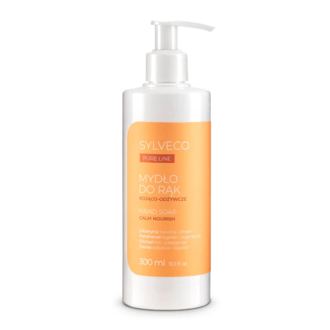SYLVECO PURE LINE Mydło do rąk kojąco-odżywcze - 300 ml