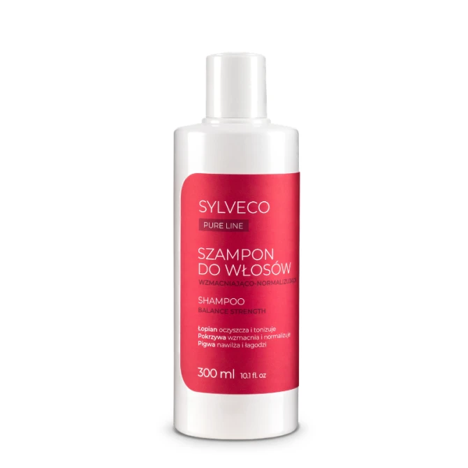 SYLVECO PURE LINE Szampon do włosów wzmacniająco-normalizujący - 300 ml