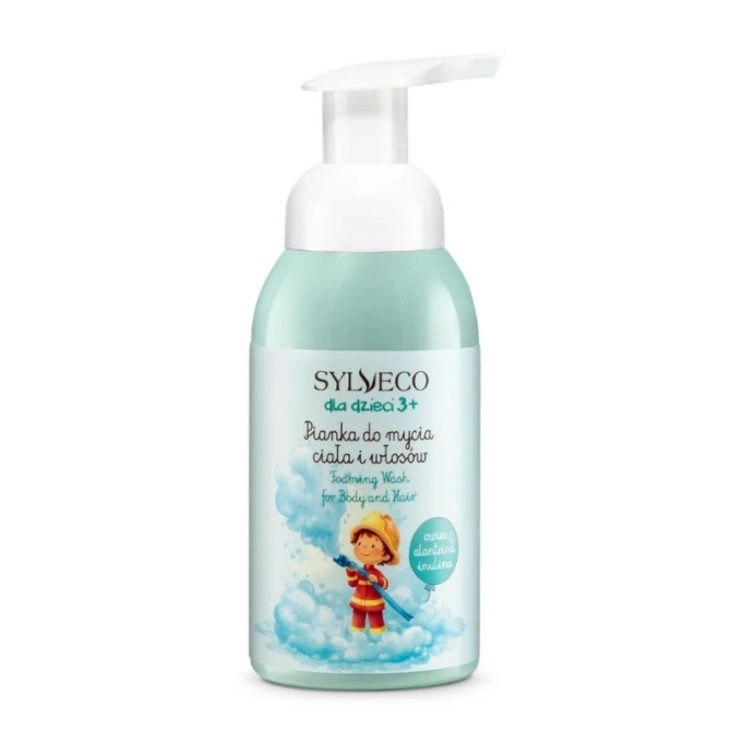 SYLVECO dla dzieci 3+ Pianka do mycia ciała i włosów guma balonowa - 290 ml