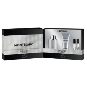 Mont Blanc Explorer Platinum zestaw woda perfumowana spray 100ml + żel pod prysznic 100ml + miniatura wody perfumowanej 2x7.5ml