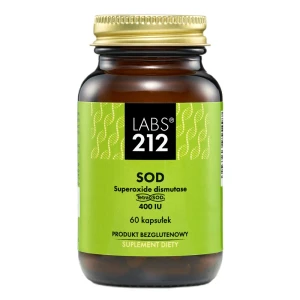 LABS212 SOD superoxide dismutase Tetra-SOD suplement diety 60 kapsułek