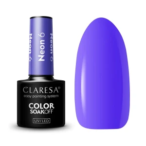 Claresa Color Soak Off UV/LED Neon lakier hybrydowy 6 5g
