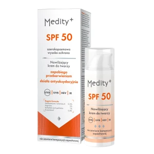 Medity+ Nawilżający krem do twarzy SPF50 50ml