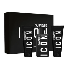 Dsquared2 Icon Pour Homme zestaw woda perfumowana spray 100ml + żel pod prysznic 100ml + balsam po goleniu 100ml