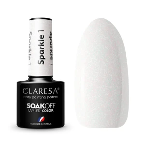Claresa Soak Off UV/LED Sparkle lakier hybrydowy 1 5g