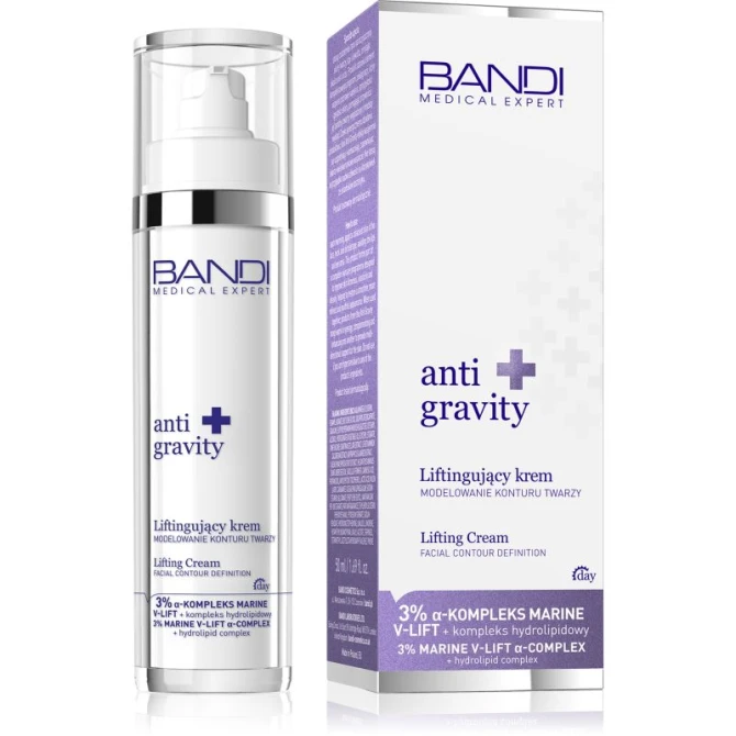 BANDI Medical Expert anti gravity Liftingujący krem modelowanie konturu twarzy 50 ml