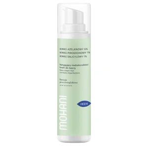 Mohani Derm krem korygujący do cery trądzikowej z kwasem azelainowym 5% kwasem pirogronowym 1% i kwasem salicylowym 1% 50ml