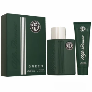 Alfa Romeo Green zestaw woda toaletowa spray 125ml + żel pod prysznic 90ml
