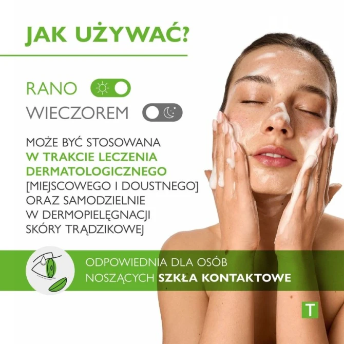 PHARMACERIS T PURI-SEBOSTATIC Pianka Do Twarzy Głęboko Oczyszczająca - 150 ml