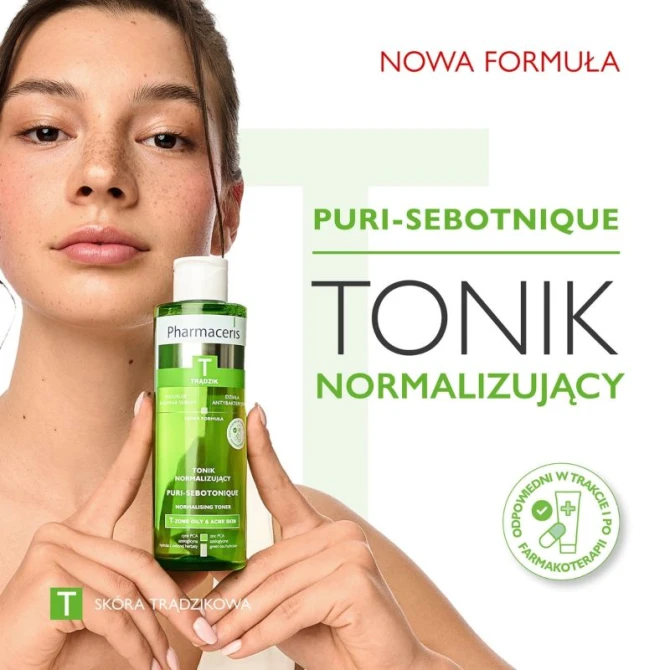 PHARMACERIS T PURI-SEBOTONIQUE Tonik normalizujący - 200 ml