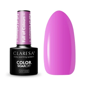 Claresa Color Soak Off UV/LED Full of Colours lakier hybrydowy 4 5g