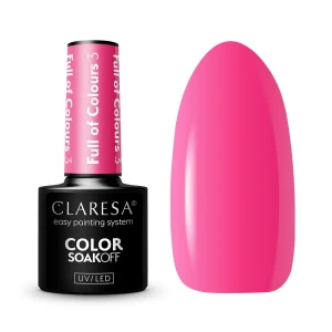 Claresa Color Soak Off UV/LED Full of Colours lakier hybrydowy 3 5g