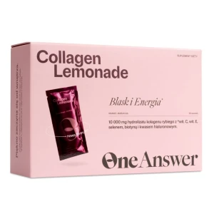 ONEANSWER Collagen Lemonade Kolagen Rybi 10000 mg 30 Saszetek