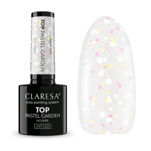 Claresa Top Pastel Garden No Wipe top hybrydowy bez przemywania 5g