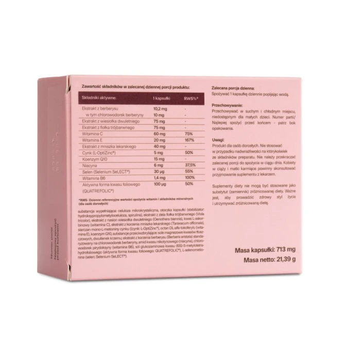ONEANSWER Glowy Skin Suplement diety dla zdrowej i promiennej skóry 30 kapsułek