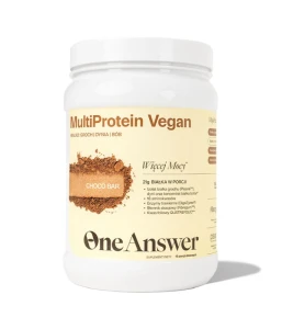 ONEANSWER MultiProtein Vegan Choco Bar Białko roślinne o smaku czekoladowym 450 g