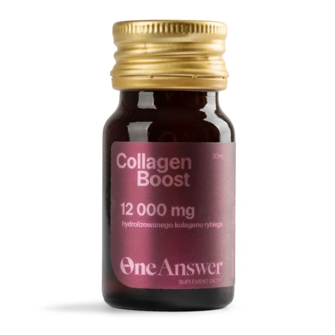 ONEANSWER Collagen Boost Kolagen 12000 mg witamina C Q10 shoty 30 x 30 ml