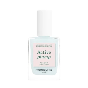 Manucurist Active Plump lakier do paznokci z kolagenem Aqua Glazed 15ml