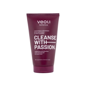 VEOLI BOTANICA CLEANSE WITH PASSION Rozświetlająco-odświeżający żel do mycia twarzy do skóry normalnej 150 m