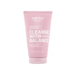 VEOLI BOTANICA CLEANSE WITH BALANCE – Oczyszczająco-peelingujący żel do mycia twarzy do skóry tłustej i mieszanej 150 ml