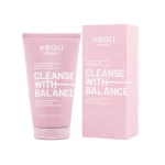 VEOLI BOTANICA CLEANSE WITH BALANCE – Oczyszczająco-peelingujący żel do mycia twarzy do skóry tłustej i mieszanej 150 ml