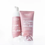 VEOLI BOTANICA CLEANSE WITH BALANCE – Oczyszczająco-peelingujący żel do mycia twarzy do skóry tłustej i mieszanej 150 ml