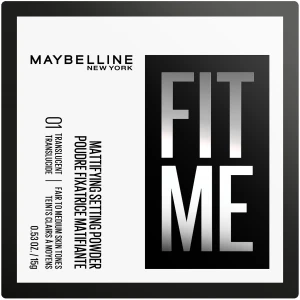 Maybelline Fit Me puder sypki 01 Translucent 15g