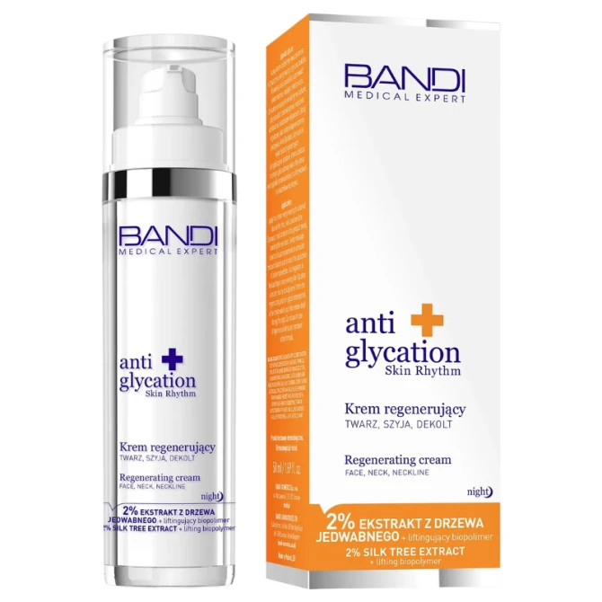 BANDI Medical Expert anti glycation skin rhythm Regenerujący krem twarz, szyja, dekolt 50 ml
