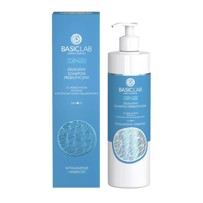 BASICLAB Capillus Delikatny szampon prebiotyczny 300 ml