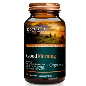Doctor Life Good Morning energia od rana bez cukru i kalorii suplement diety 60 kapsułek