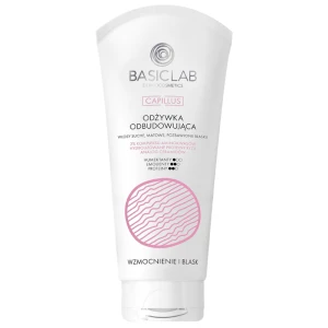 BASICLAB Capillus Odżywka odbudowująca włosy suche, matowe, pozbawione blasku Wzmocnienie i Blask 100 ml