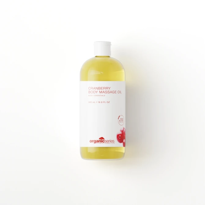 ORGANIC SERIES Olej do masażu ciała ŻURAWINOWY - 500ml