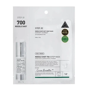 VT Cosmetics Reedle Shot 700 2Step Mask dwuetapowy zabieg z technologią mikroigieł 26.5g