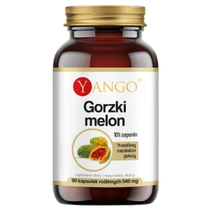 Yango Gorzki melon ekstrakt 10% saponin suplement diety 90 kapsułek