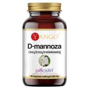 Yango D-mannoza z kory brzozy brodawkowatej suplement diety 90 kapsułek